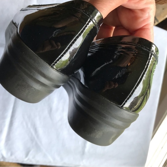 GRUNLAND patent leather loafers with small wedge heel - Picture 5 of 9